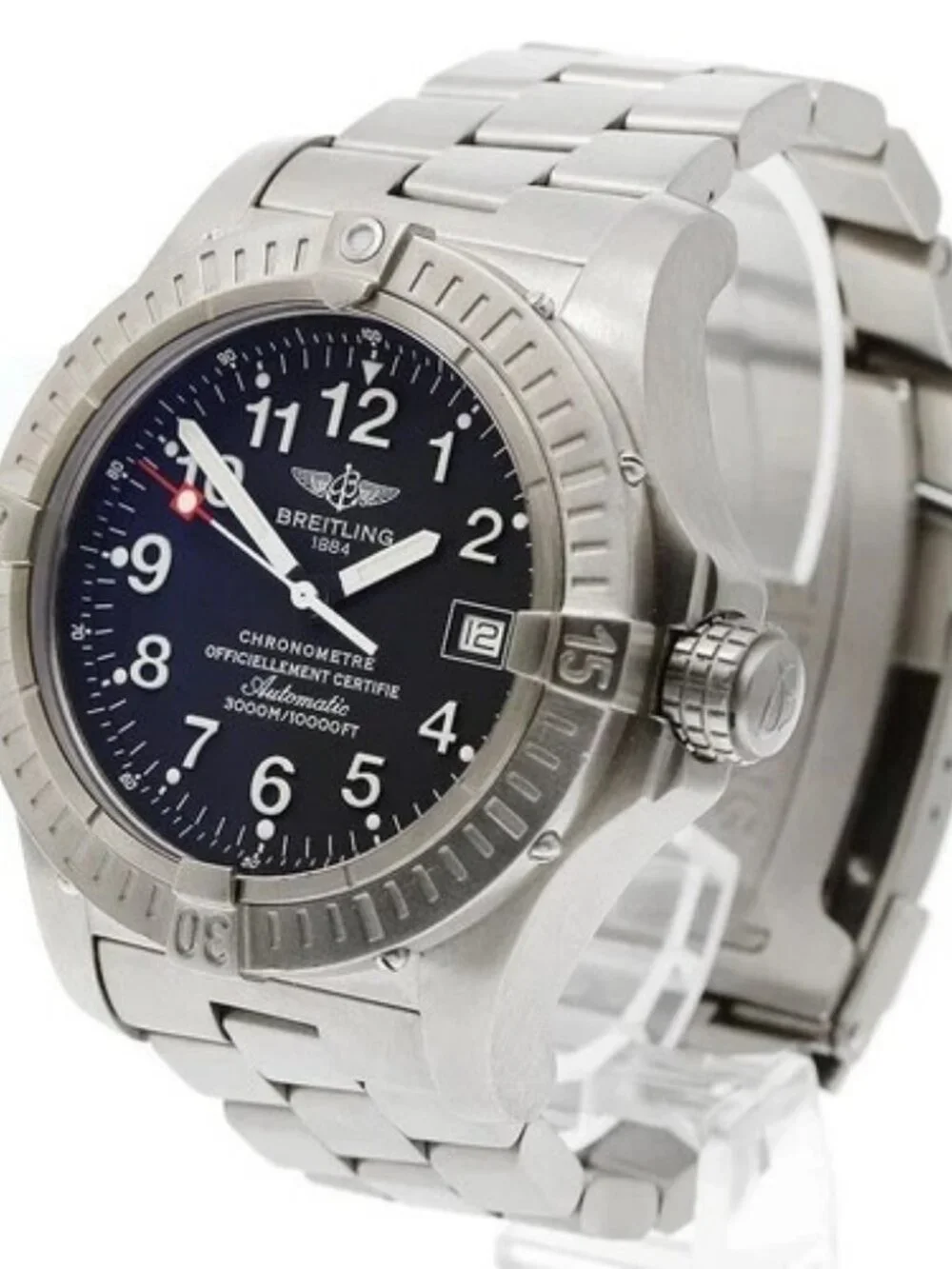 BREITLING Avenger Seawolf E17370 Date black Dial Automatic Men's Watch_965683